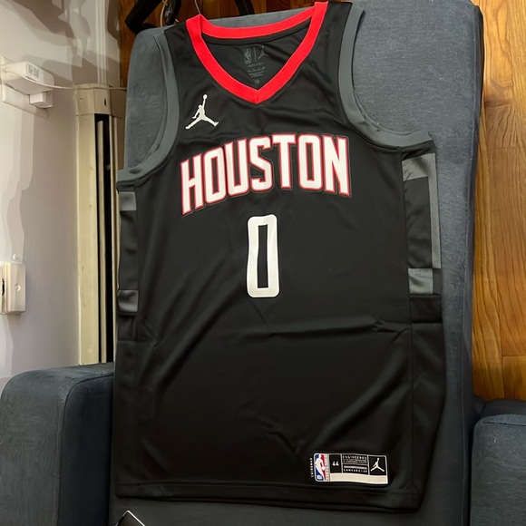 Houston Rockets Jalen Green Black 2021/22 Swingman Jersey - Statement Edition - Picture 2 of 5